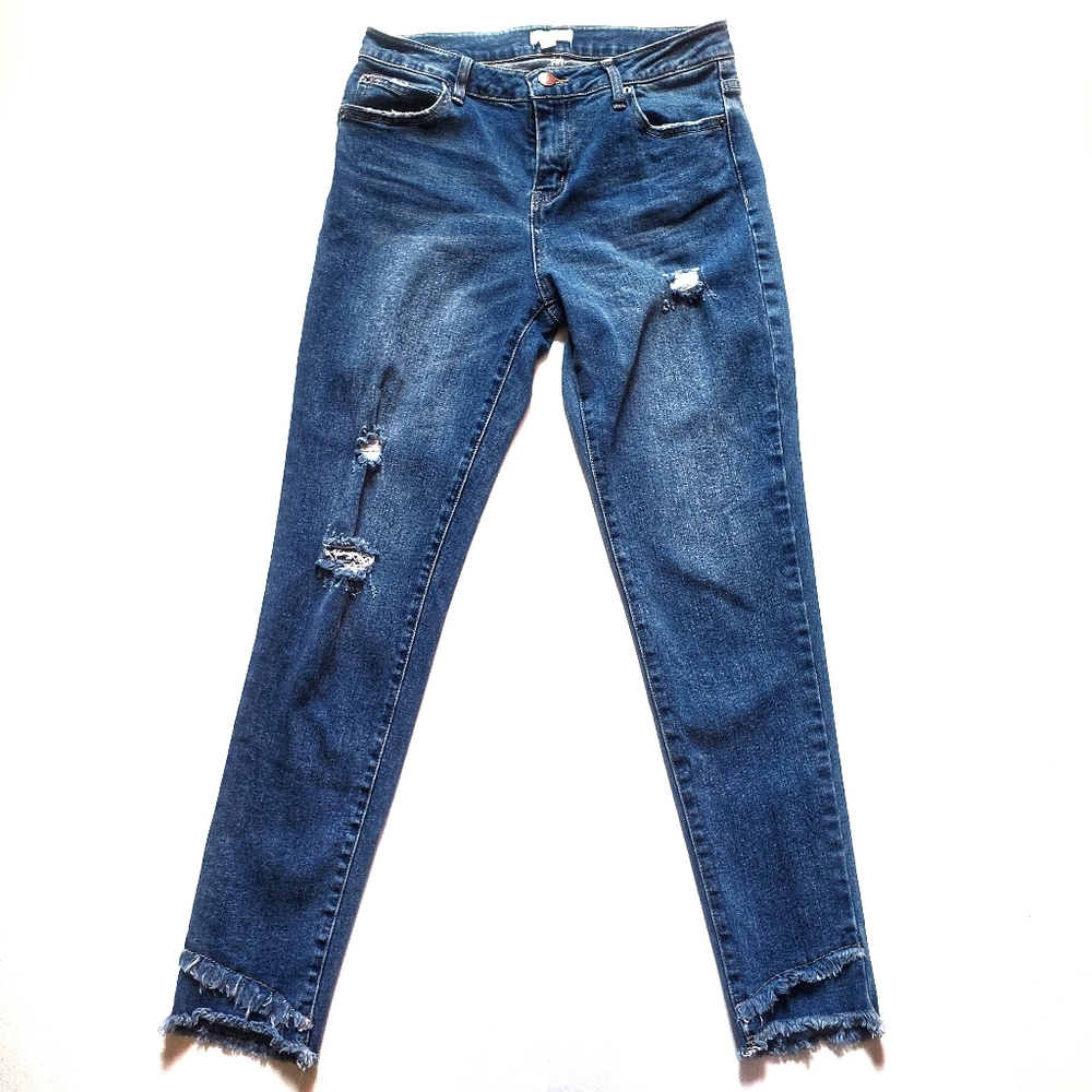 C + J Collection Distressed Jeans Size 28